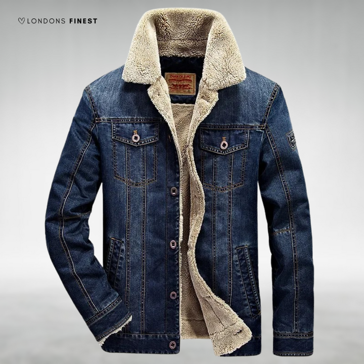 Tomas™ Men's Wool-Lined Denim Jacket