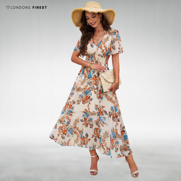 Sophie™ Elegant Floral Maxi Dress