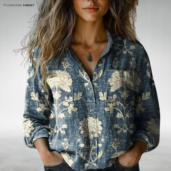 Elora™ Boho Button-Up Blouse