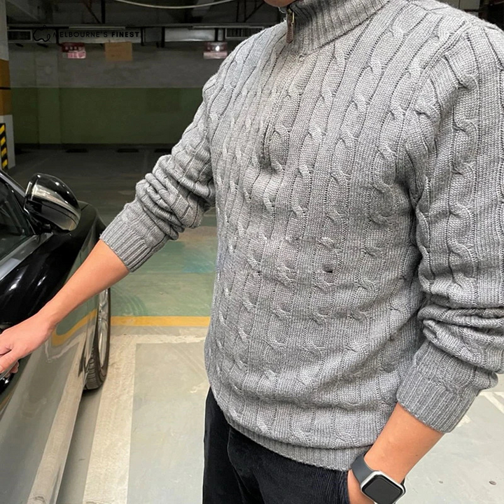 Jamie™ Stylish Half-zip Sweater